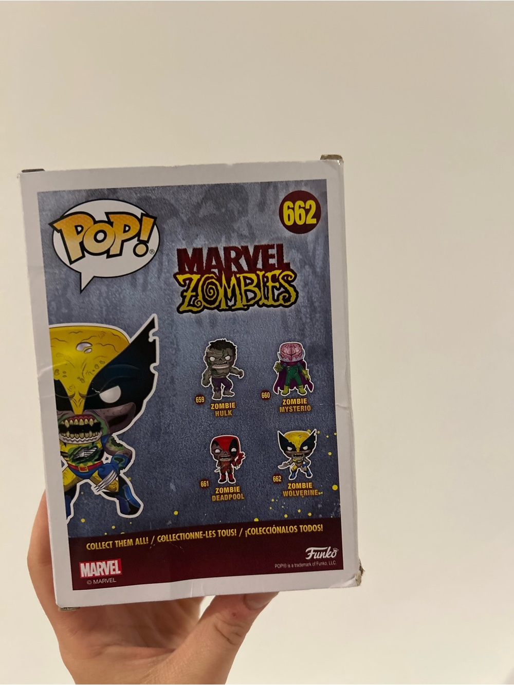 Marvel Zombie Wolverine Funko Pop - Yellow & Black with Green Accent - Picture 2 of 3